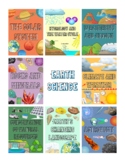 Earth Science Topic Posters (9 Posters, 2 Versions Included)