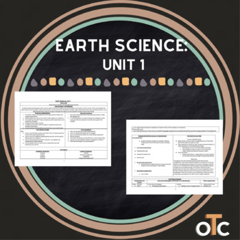Preview of Earth Science Unit 1 Guide: Observations, Density and Changing Environment 