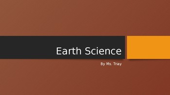 Preview of Earth Science Unit