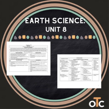 Preview of Earth Science Unit 8 Guide: Geologic Time Scale