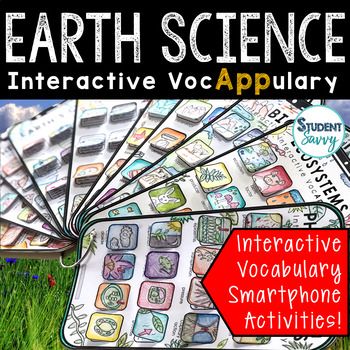 Preview of Earth Science Vocabulary Activities - Interactive VocAPPulary™