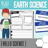 Earth Science Vocabulary Activity | Role Play and Peer Tea