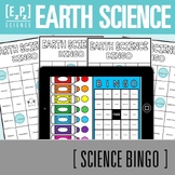 Earth Science Vocabulary Review Game | Science BINGO