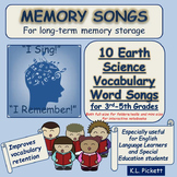 Earth Science Vocabulary Word Songs for Third to Fifth Grades