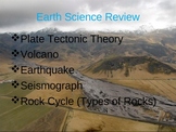Earth Science Volcano, Earthquake, and Plate Tectonic Review PPT
