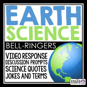 Preview of Earth Science Warm Ups and Bell Ringers - Full Year Resource