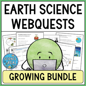 Preview of Earth Science Webquest Bundle
