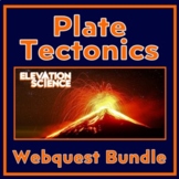 Plate Tectonics Activity Webquests BUNDLE Ring of Fire and