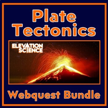 Preview of Plate Tectonics Activity Webquests BUNDLE Ring of Fire and US Volcanoes