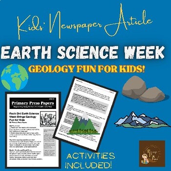 Preview of Earth Science Week: Fun Geology Activities for Kids ~ Reading Comprehension