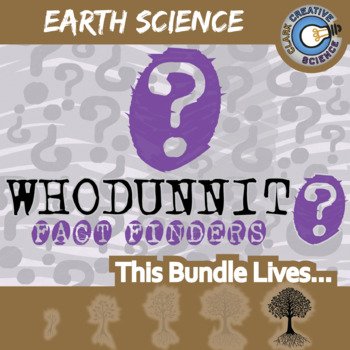 Preview of Earth Science Whodunnit Activity Bundle - Printable & Digital Game Options