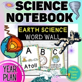 Earth Science Vocabulary Word Wall- Science Classroom Decoration