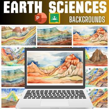 Preview of Earth Sciences Backgrounds for Google Slide and PowerPoint 16x9 Slides - Waterco