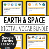 Earth & Space Digital Vocabulary Resources Bundle | Solar 