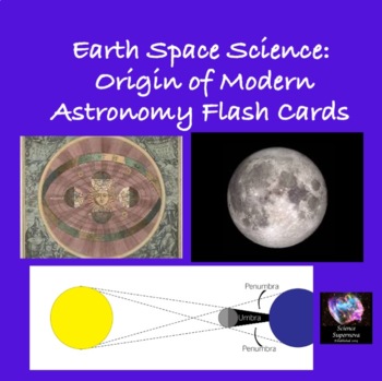 Preview of Earth Space: Origin of Modern Astronomy Flash Cards