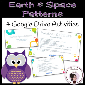 Preview of Earth & Space Patterns Google Drive Activities