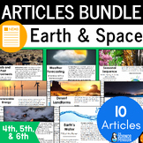 Earth & Space Science Articles BUNDLE | Reading Passages 4