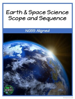 Earth & Space Science Scope and Sequence by CrazyScienceLady | TPT