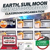 Earth, Sun, Moon Agenda PowerPoint & Google Slides, Earth 