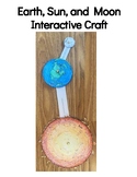 Earth, Sun, and Moon INTERACTIVE Craft