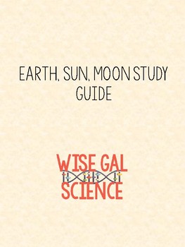 Preview of Earth, Sun, and Moon Study Guide