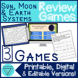 Earth Sun and Moon Systems Games - MS-ESS1-1 No-Prep Test 