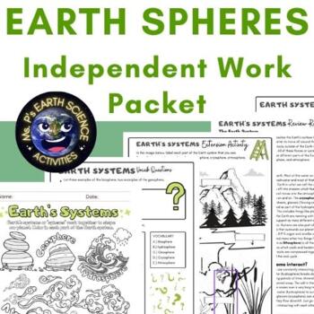 Preview of Earth Systems and Earth Spheres Independent Work Packet