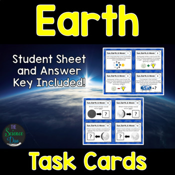 Preview of Earth Task Cards