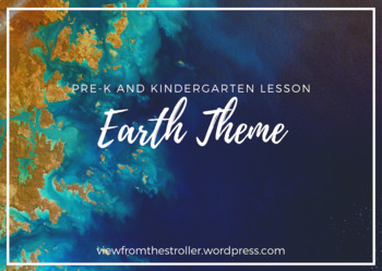 Preview of Earth Theme Worksheets, Activities & Games Pre K and Kindergarten