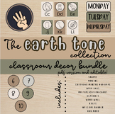 Earth Tone Decor Bundle I growing I editable / pdf I back 