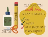 Earth Tones Supply Images | Student Lesson Preparation | Digital