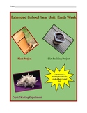 Editable Earth Unit Plan Materials for Extended School Year