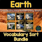 Earth Vocabulary Sort Bundle