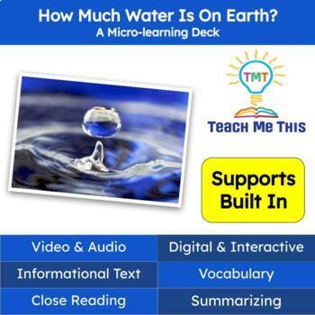 Preview of Earth Water Informational Text Reading Passage and Activities