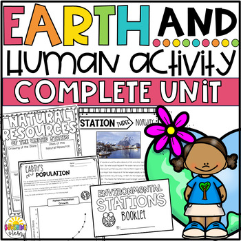 Preview of Earth and Human Activity Complete NGSS Unit covering 5-ESS3!