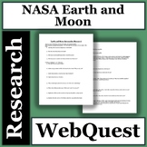 Earth and Moon Interactive Internet Research - WebQuest - 