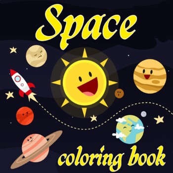 Preview of Earth and Space Coloring Book ( Space coloring page )