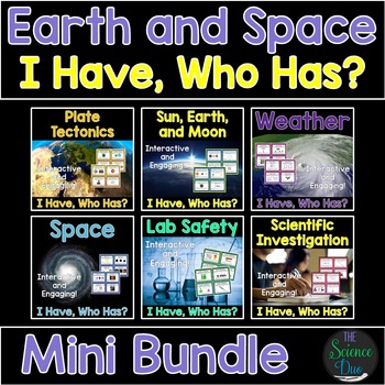 Preview of Earth and Space "I Have, Who Has?" - Mini Bundle