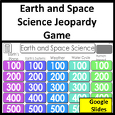 Earth and Space Review and NGSS Test Prep Jeopardy Style S