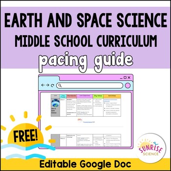 Earth And Space Science Middle School Curriculum Full Year Pacing Guide