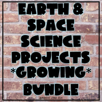 Preview of Earth and Space Science Projects GROWING BUNDLE