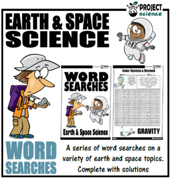Preview of Earth and Space Science Word Searches