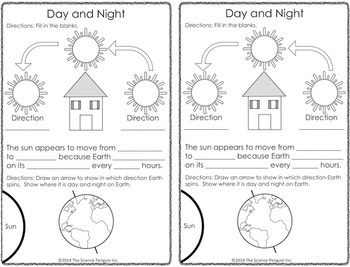 Earth and Space Printables by The Science Penguin | TpT