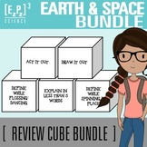 Earth and Space Vocabulary Review Cubes Bundle | Science V