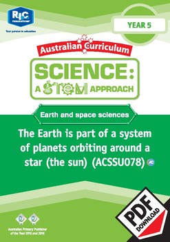 Preview of Earth and space sciences including STEM project – Year 5