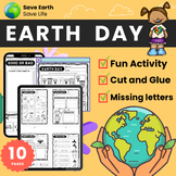Earth day Activiti Worksheets Mix Fun Learning For Kids