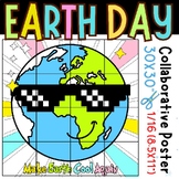 Earth day Collaborative Coloring Poster: Make Earth Cool A