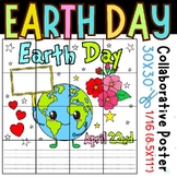Earth day Collaborative Coloring Poster Project Art And Wr