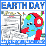 Earth day Math Problem Solving, End of Year & Summer Math 