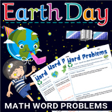 Earth day Math Word Problems, End of Year & Summer Math Ac